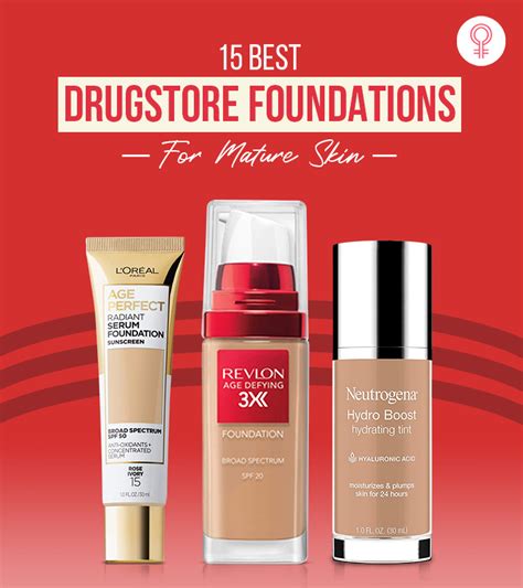 best drugstore foundation for mature skin|revlon foundation for older women.